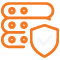 clipart of a server being secured